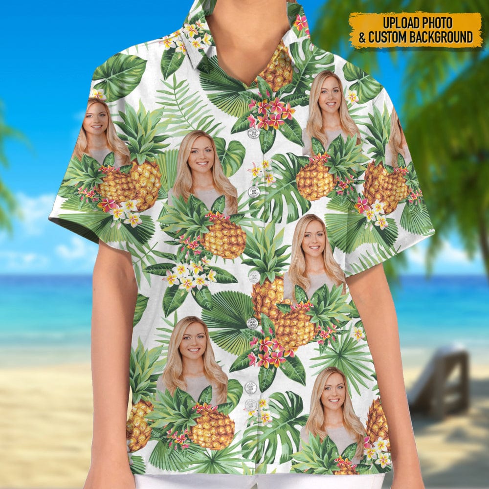 Custom Photo Human Portrait Hawaii Shirt N304 888925 - Image 2