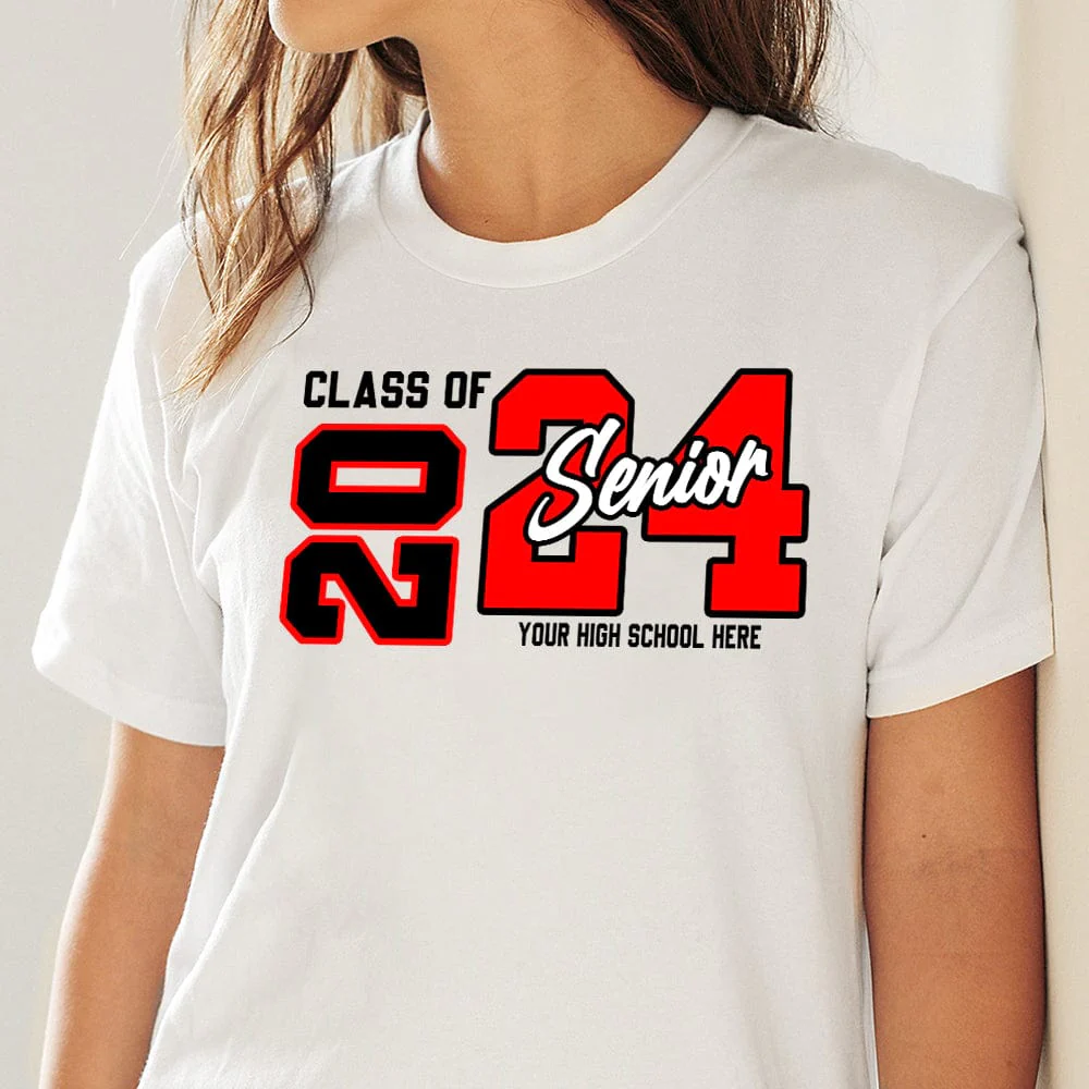 Class of 2024 Senior Graduation Shirt K228 HN590