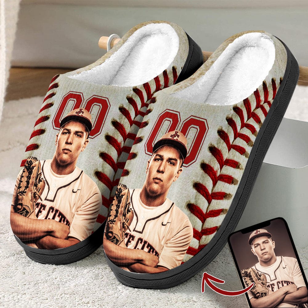 Custom Portrait Photo Basketball Sports And Accessories Slipper N369 HN590 - Image 2