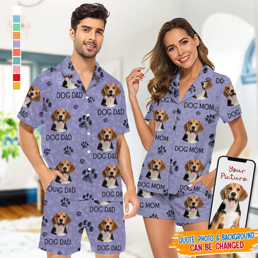 Custom Photo For Dog Lover Short Pajamas N304 968 - Image 2