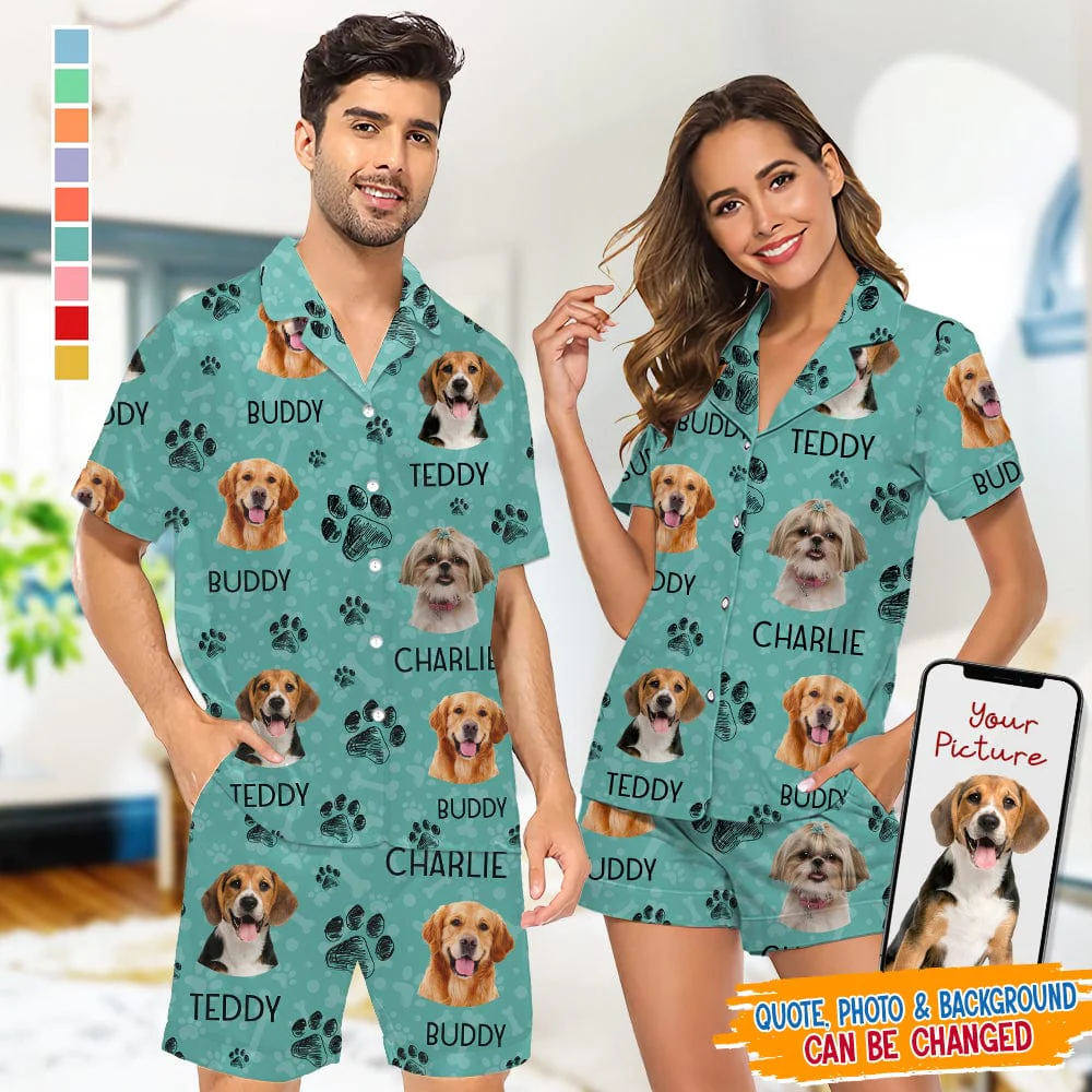 Custom Photo For Dog Lover Short Pajamas N304 968 - Image 3