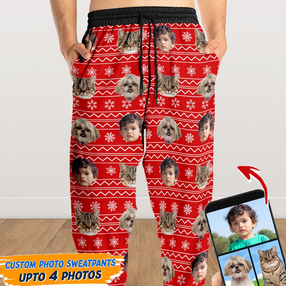 Sweatpants Custom Photo Portrait Face For Men and Women's N304 HA75 888995 - Image 4