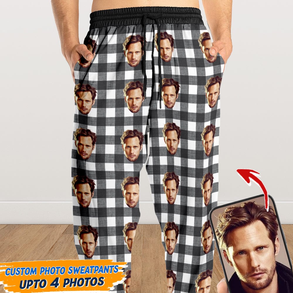 Sweatpants Custom Photo Portrait Face For Men and Women's N304 HA75 888995 - Image 5