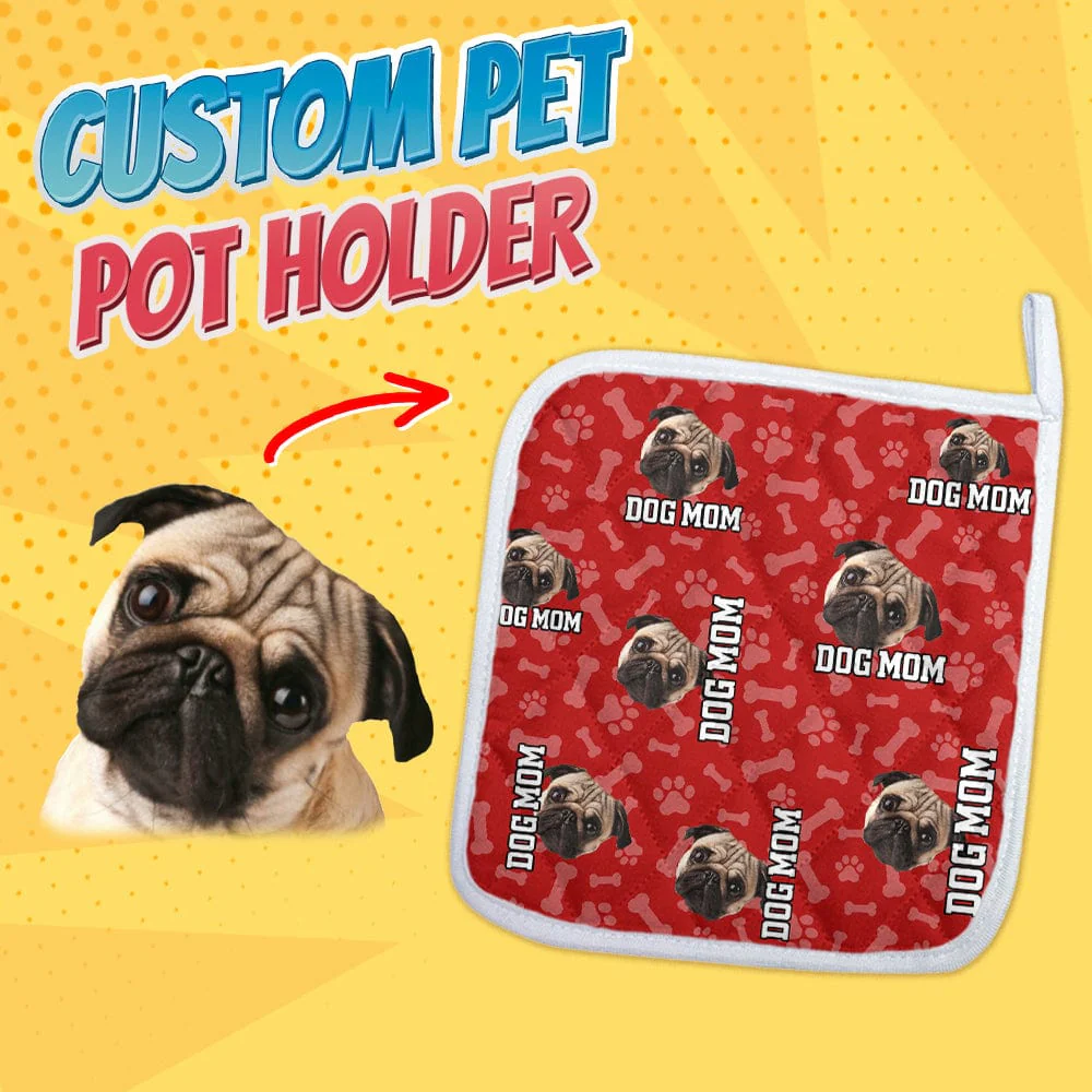 Custom Dog Photo With Accessory Pattern Oven Mitt TA29 889008 - Image 5