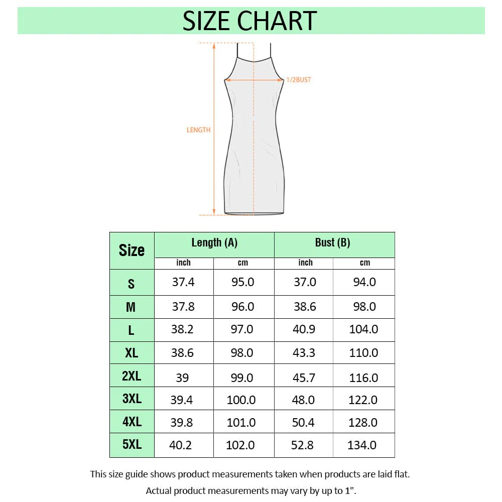 Custom Dog Photo Hawaii Women's Sleeveless Cami Dress N304 9011 - Image 5