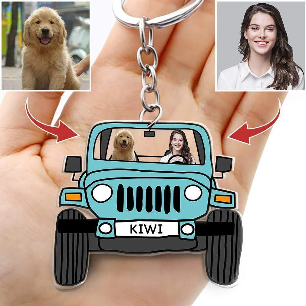 Upload Photo Cat Dog Acrylic Keychain N304 892433