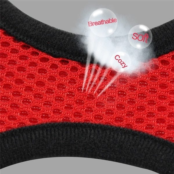 Dog Cat Adjustable Vest Polyester Mesh Breathable Harnesses - Image 14