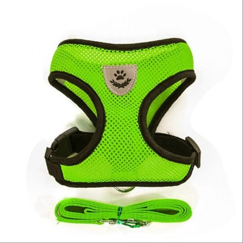 Dog Cat Adjustable Vest Polyester Mesh Breathable Harnesses - Image 3
