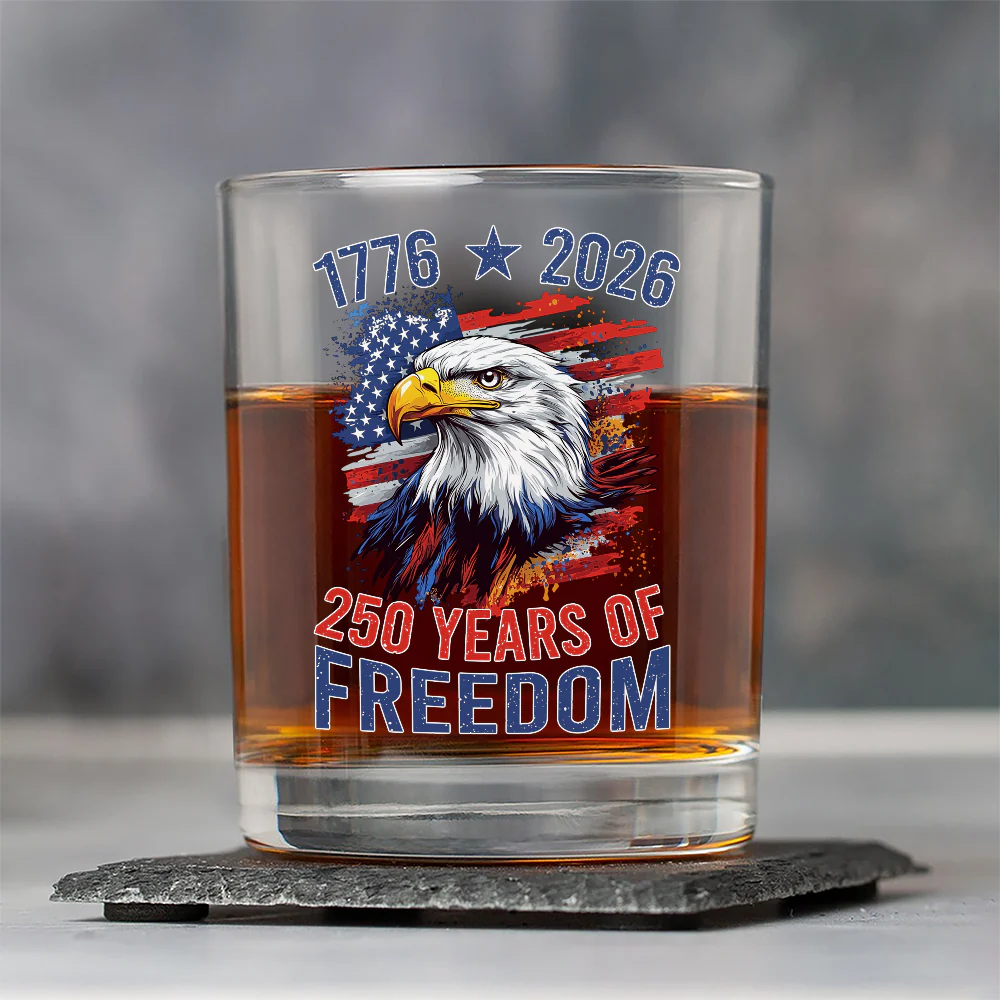 America Semiquincentennial 250 Years Of Freedom Whiskey Glass CH07 896706 - Image 6