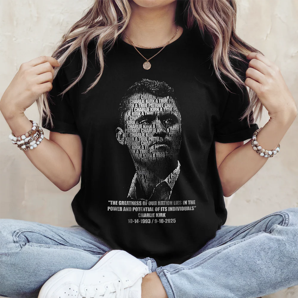 American Patriot - Prayers Up for Charlie Dark Shirt HA75 644112 - Image 2