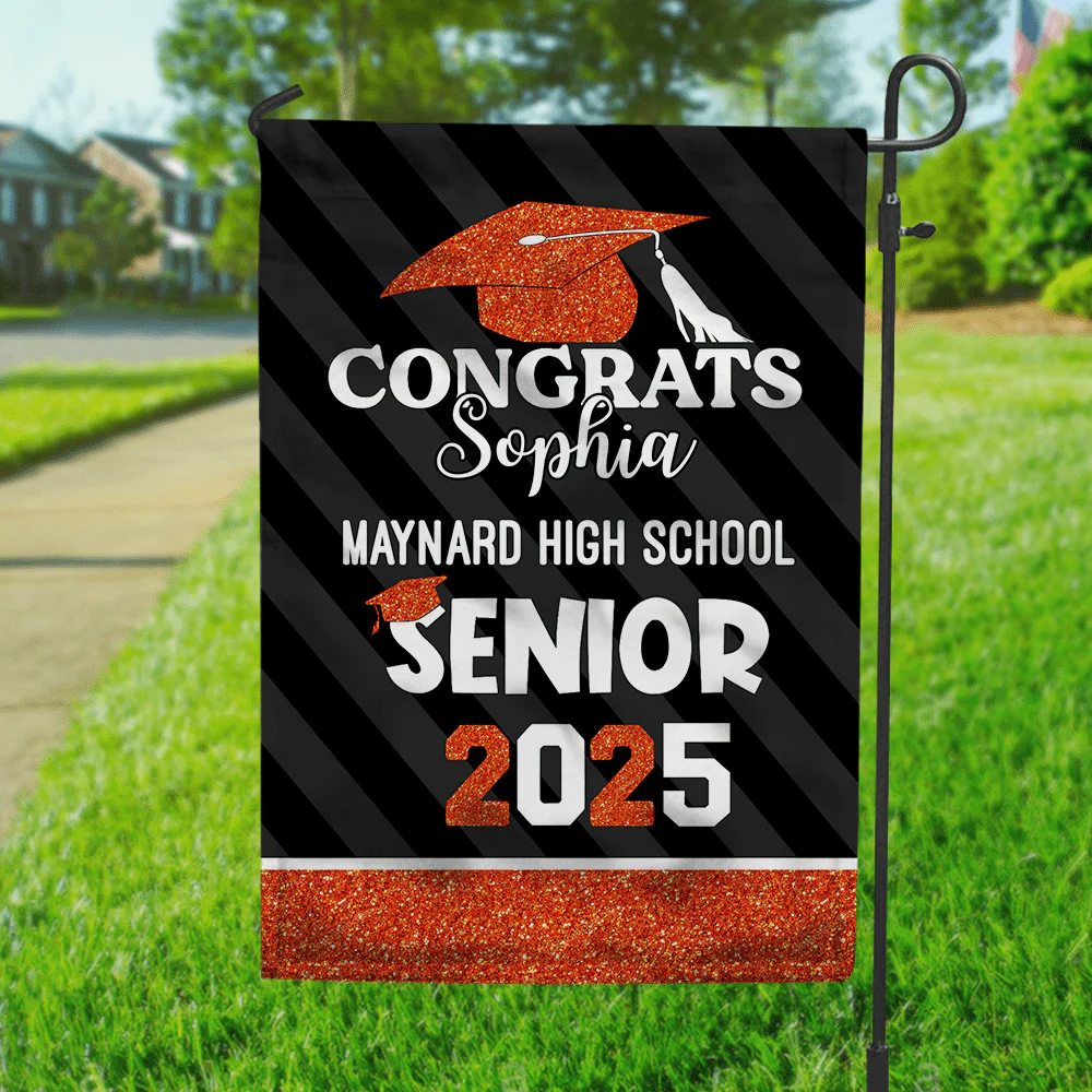 Best Gift Idea Graduation Garden Flag Personalized Gift TA29 888924 - Image 2