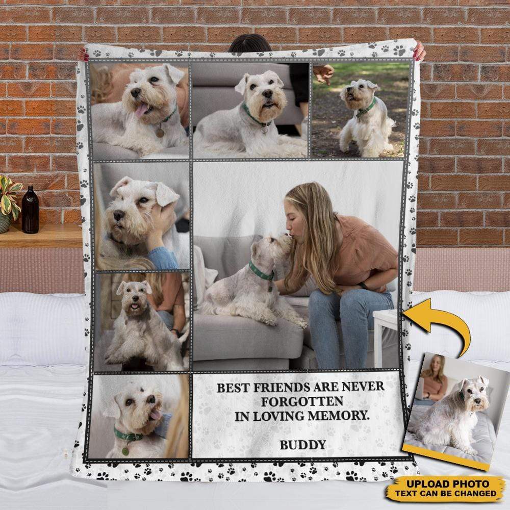 Upload Photo, Custom Quotes Blanket For Dog, Cat Lovers, HN590