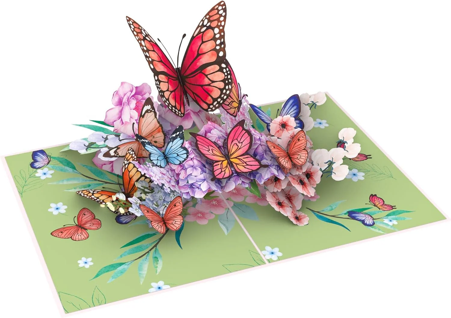 Butterflies on Flowers Pop up Mother'S Day Card - 3D Anniversary, Valentine'S Day Card, Thank You, Happy Birthday - for Mom, for Wife, for Daughter, for Sister - Image 5