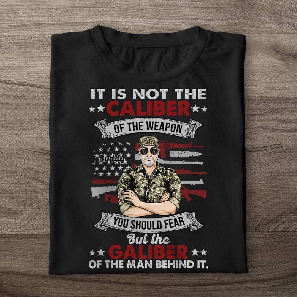 It is not Caliber of the weapon, military tshirt HN590 - Image 3