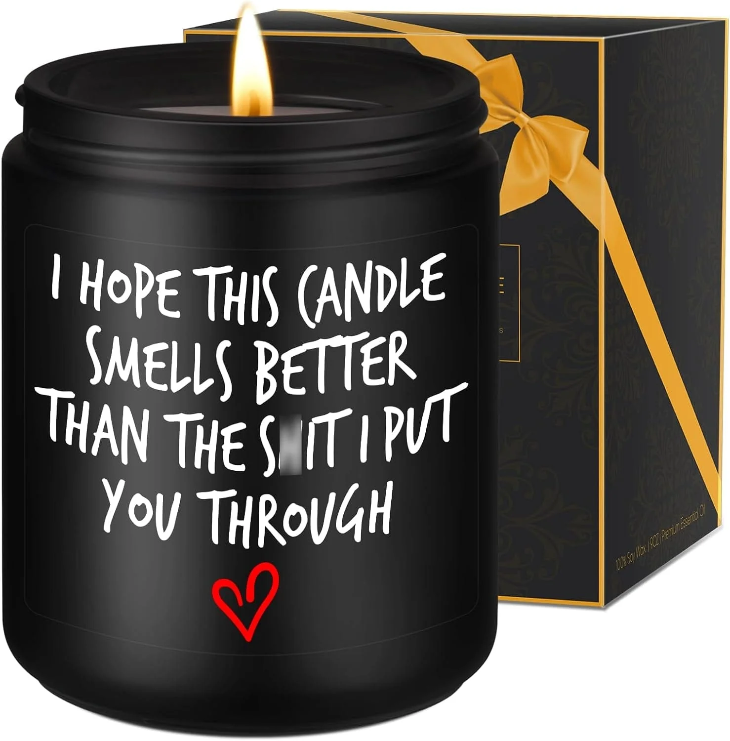 Candle, I'M Sorry, I Love You Gifts for Her Him, Gifts for Wife, Mom Gifts, Grandma Girlfriend Wife Birthday Gift Idea - Mothers Day Funny Gifts for Women Men Dad Husband Boyfriend - Image 10