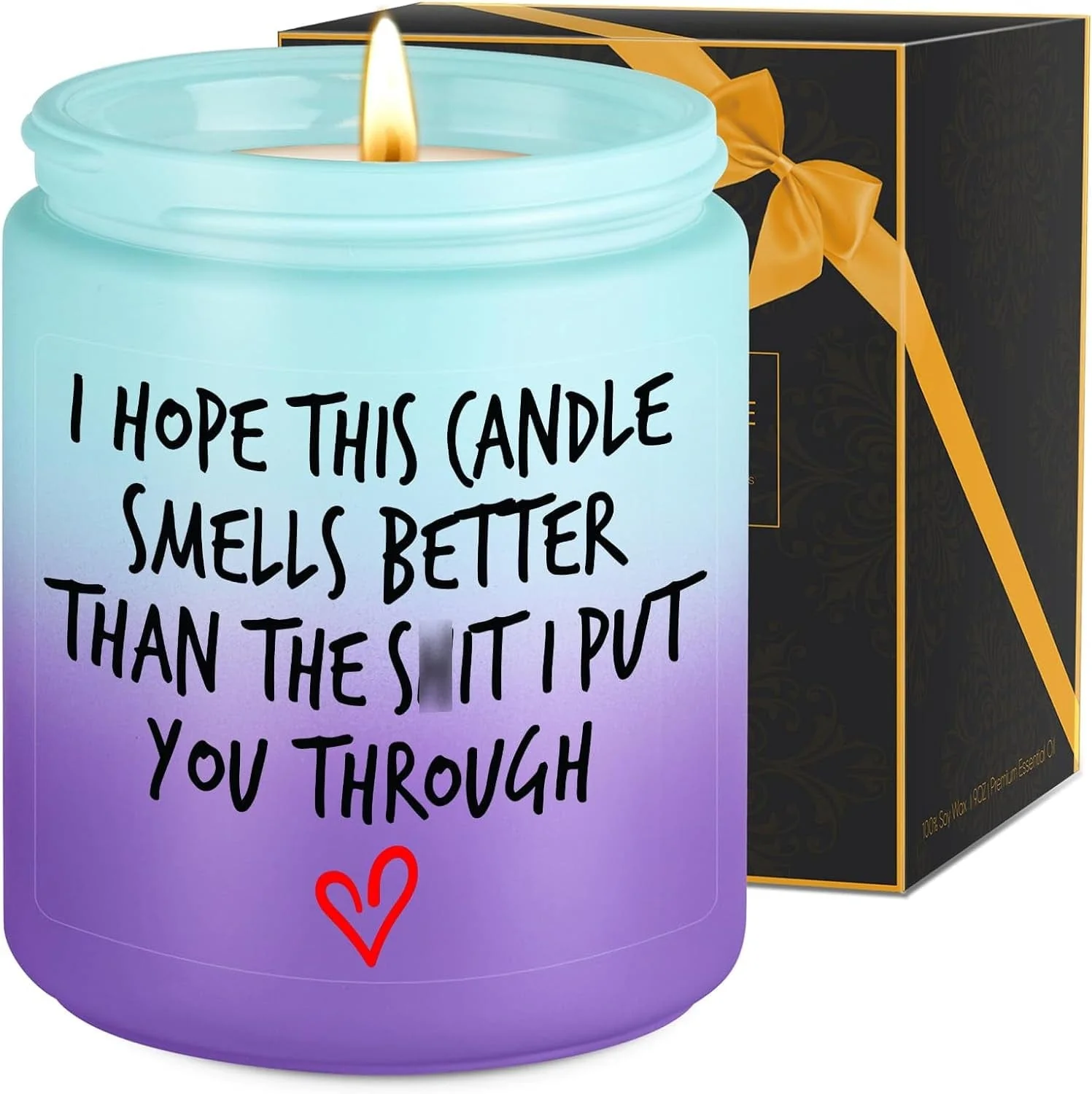 Candle, I'M Sorry, I Love You Gifts for Her Him, Gifts for Wife, Mom Gifts, Grandma Girlfriend Wife Birthday Gift Idea - Mothers Day Funny Gifts for Women Men Dad Husband Boyfriend - Image 9