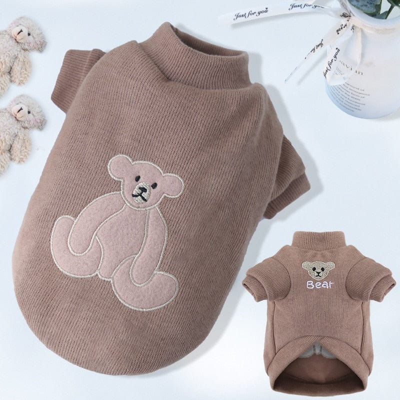 Cartoon Bear Dog Hoodies Cute Cotton Pet Dogs Clothes - Image 10
