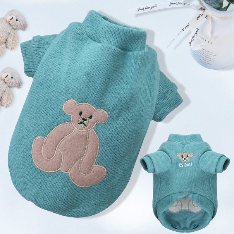 Cartoon Bear Dog Hoodies Cute Cotton Pet Dogs Clothes - Image 11