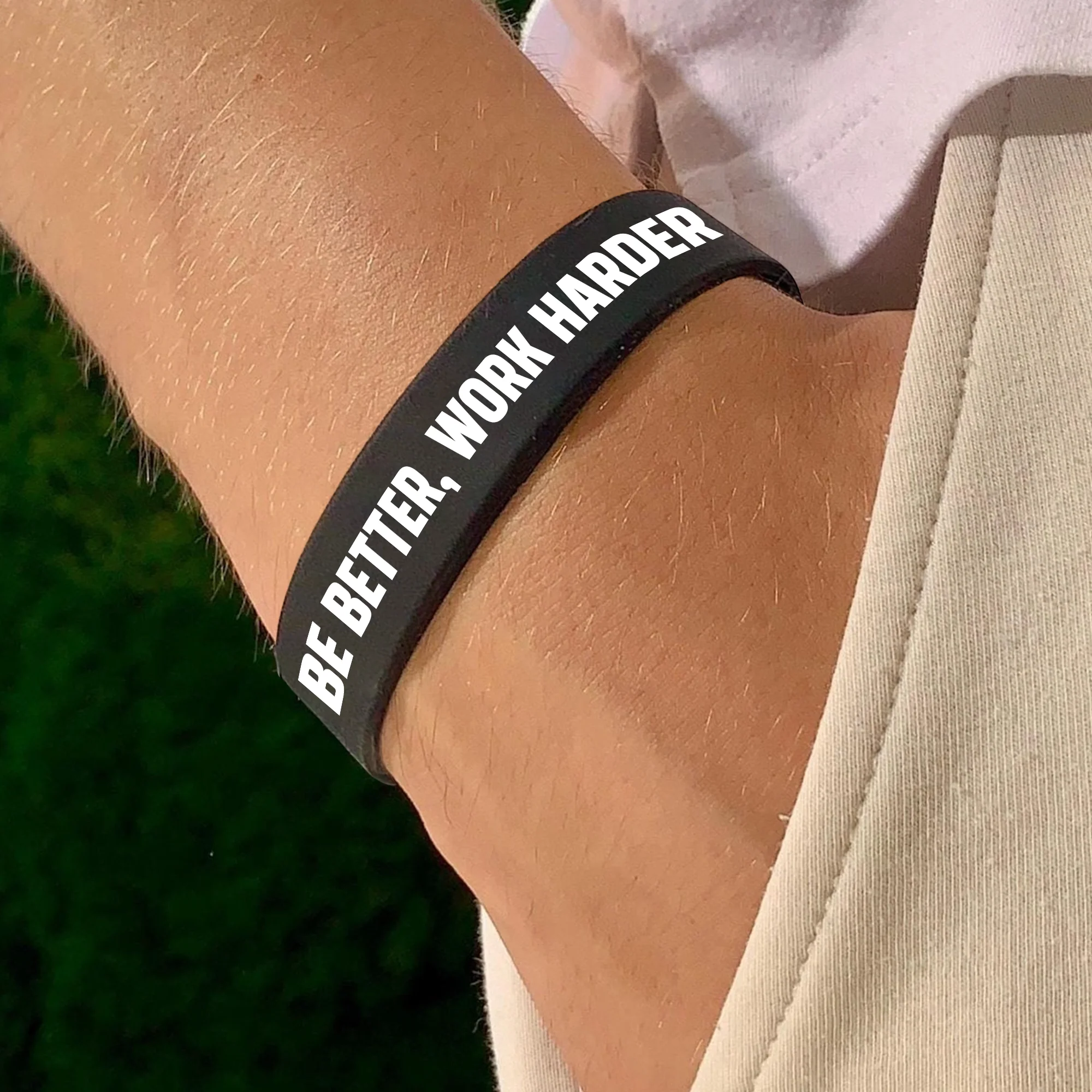 Charlie Kirk "Be Better Work Harder" Bracelet LM32 65767 - Image 6