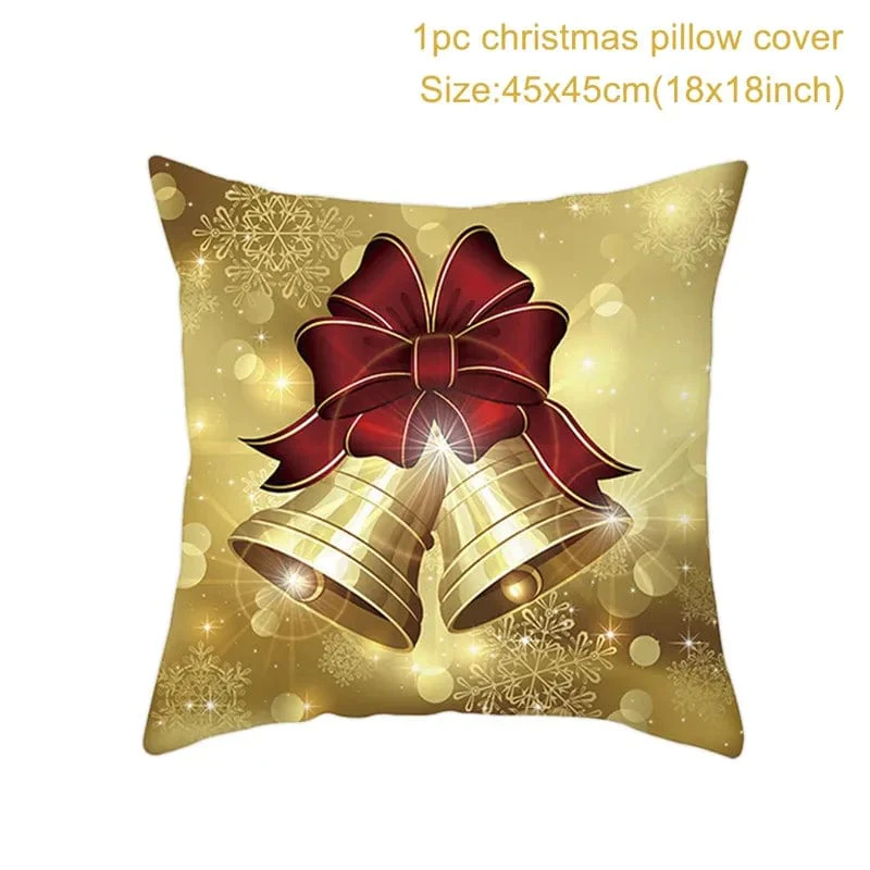 Christmas Cushion Cover Merry Christmas Decorations for Home 2023 - Image 21