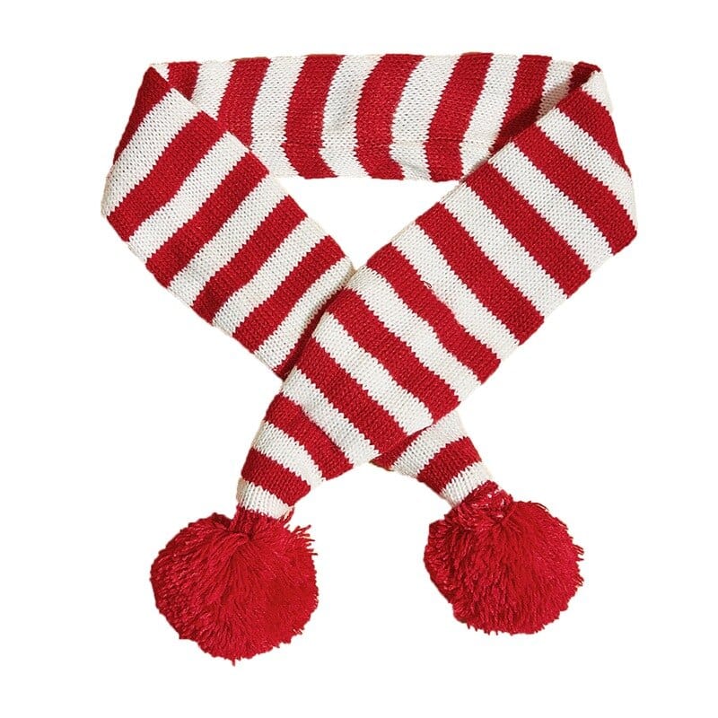 Cute Christmas Dog Cat Knitted Scarf - Image 6