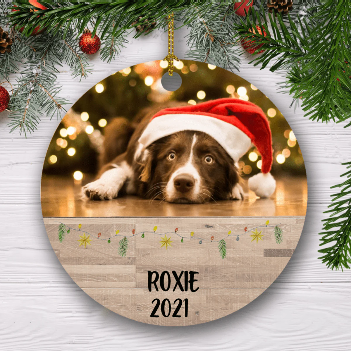 Custom Dog Cat Photo Ornament, TA29 891313