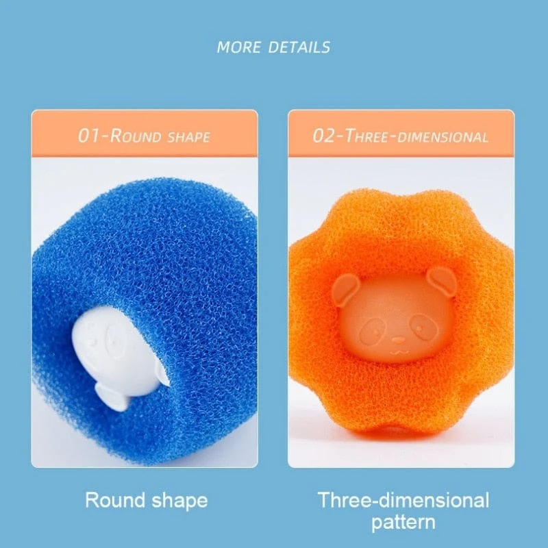 Magic Laundry Ball Kit Hair Remover Pet Clothes - Image 4