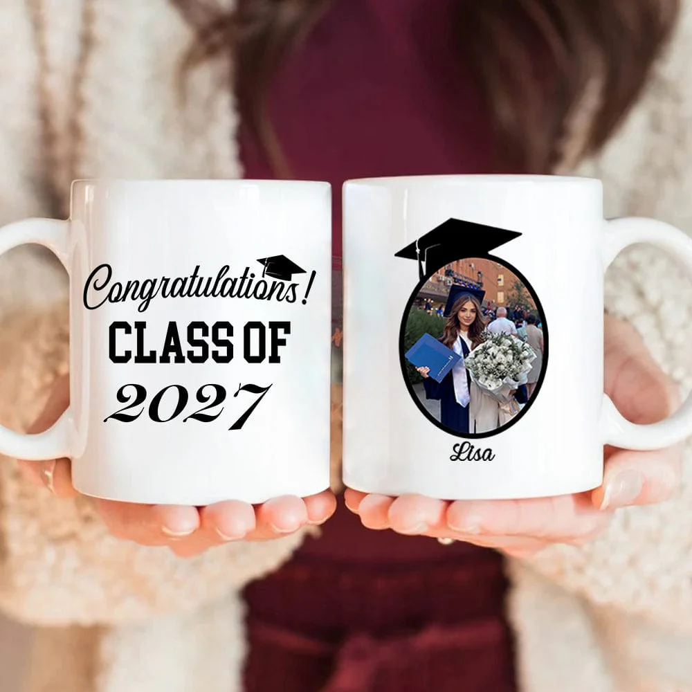 Congratulations Class Of 2024 Gift Personalized Photo Mug 890825 - Image 3
