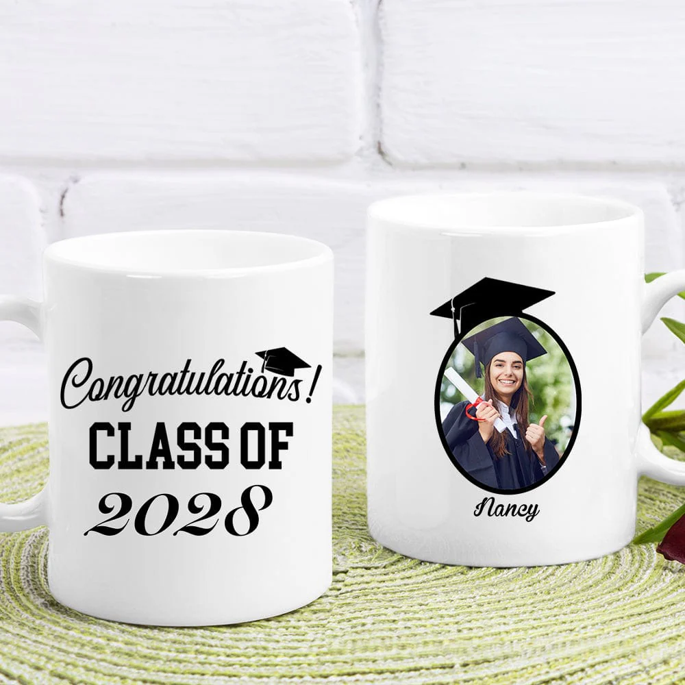 Congratulations Class Of 2024 Gift Personalized Photo Mug 890825 - Image 4