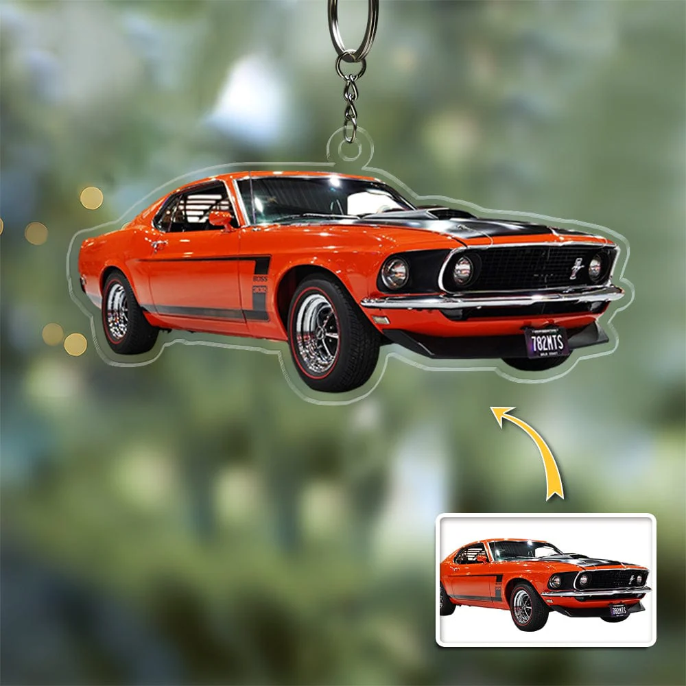 Custom Car Photo Christmas Acrylic Ornament TH10 N304 889889