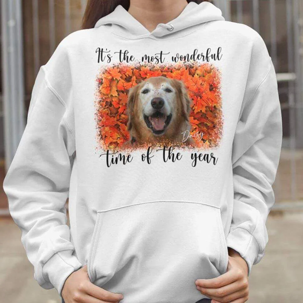 Fall Autumn Wonderful Time Dog Sweatshirt - Image 5