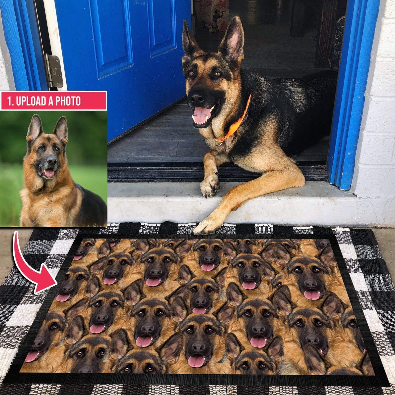 There's, Like A Bunch of Dogs in Here Doormat For Dog Lover, HN590