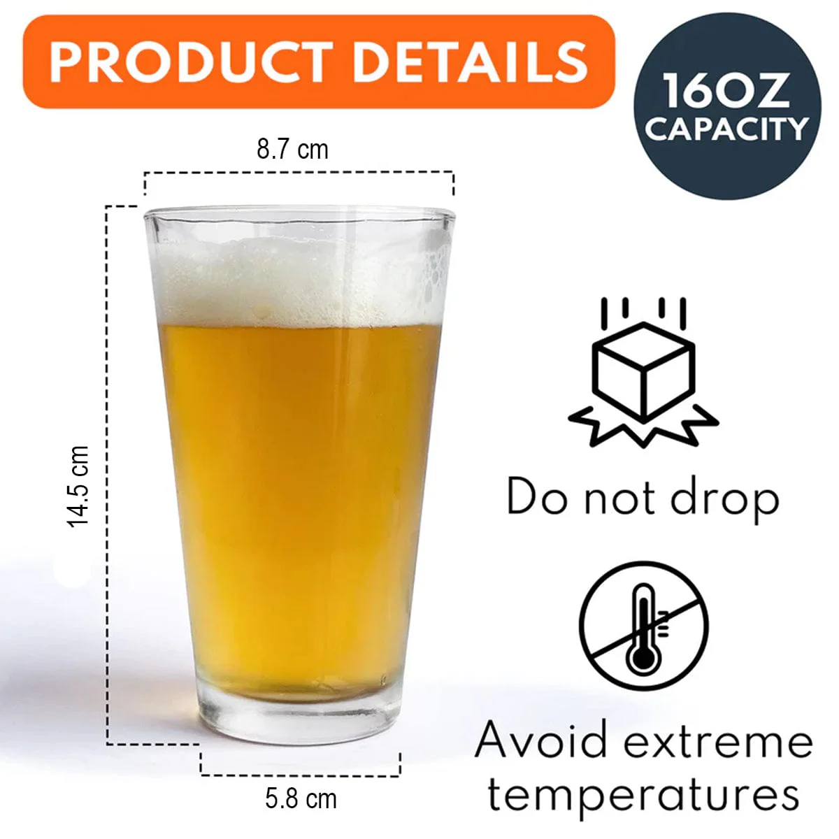 Custom Face Photo Sometimes You Forget That You're Awesome Dad Print Beer Glass DM01 891003 - Image 5