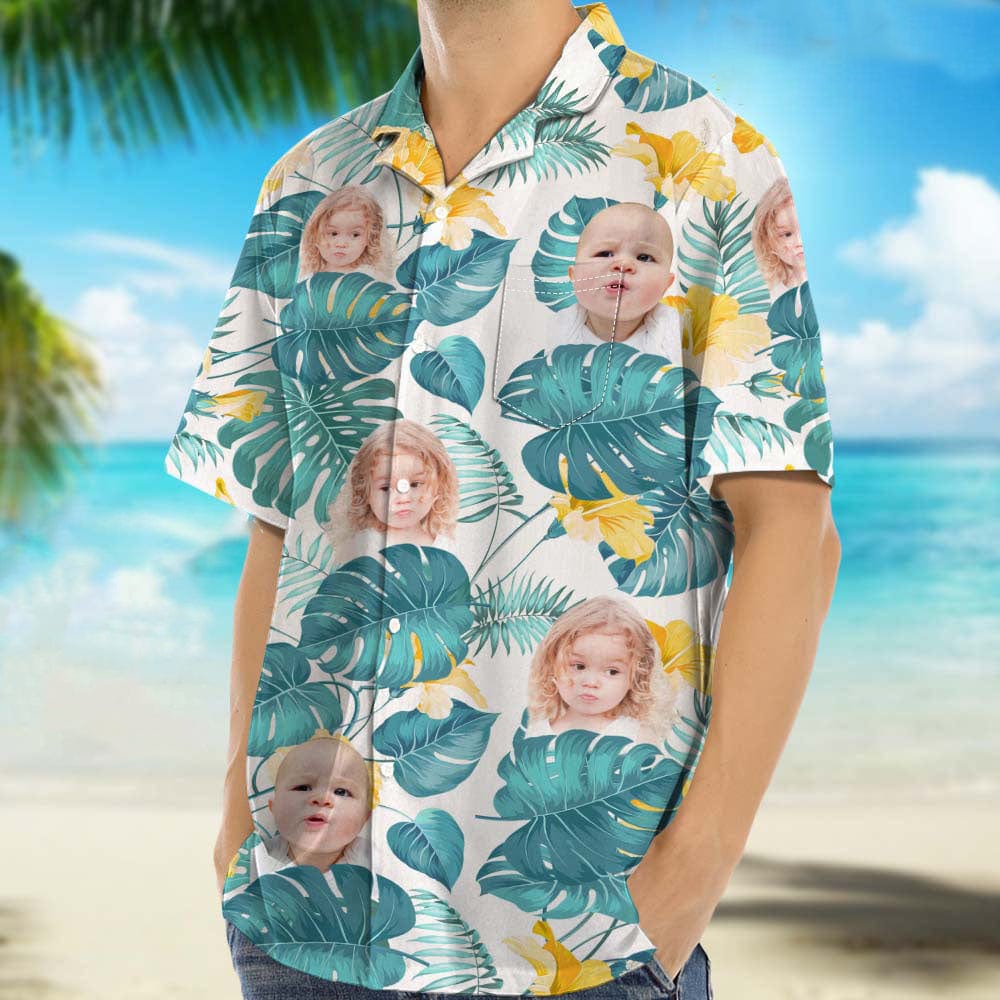 Customized Photo Family Hawaiian Shirt N369 8881384 - Image 7