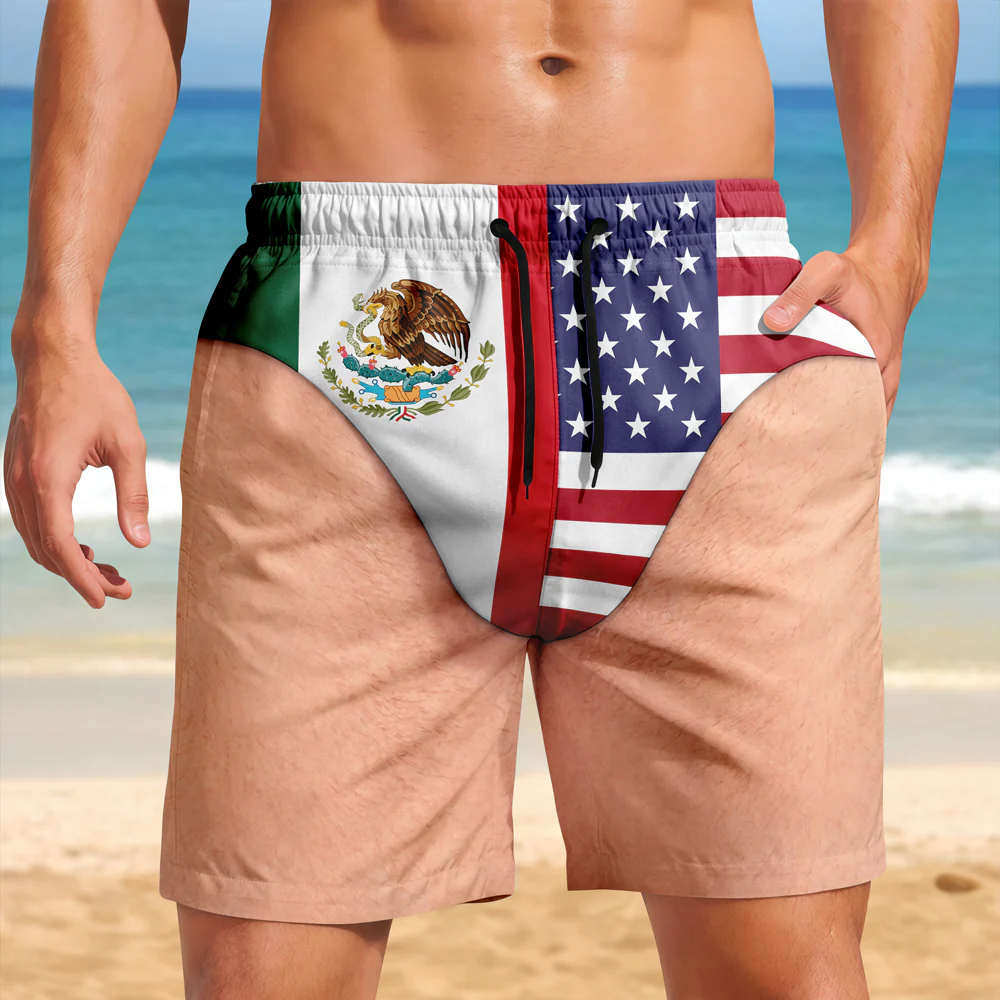 Custom Funny Patriotic Country Flag - Chill Beach Short, Summer Vibes LM32 669461 - Image 2