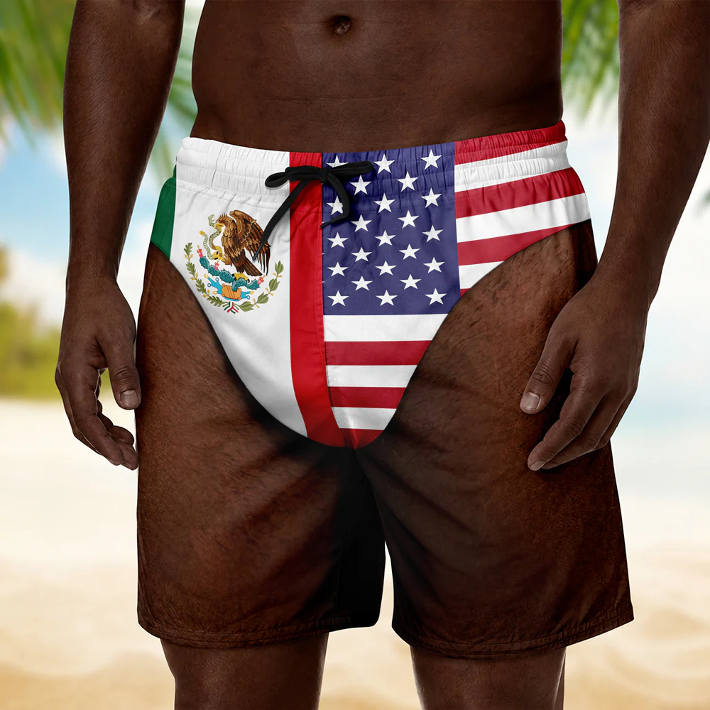 Custom Funny Patriotic Country Flag - Chill Beach Short, Summer Vibes LM32 669461 - Image 4