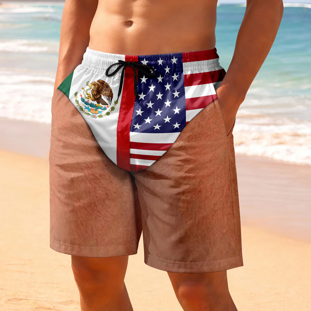 Custom Funny Patriotic Country Flag - Chill Beach Short, Summer Vibes LM32 669461 - Image 5