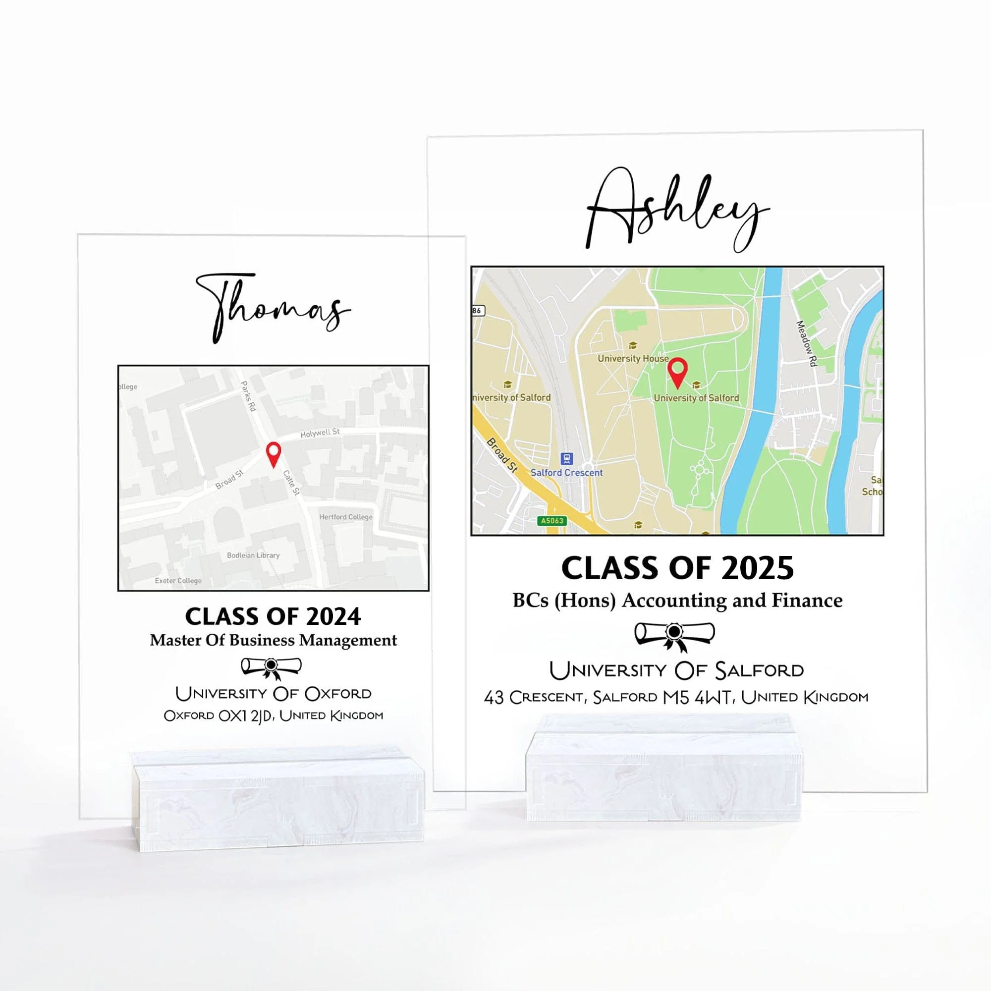 Custom Map Graduation Gift Personalized Graduation Senior Acrylic Plaque 890333