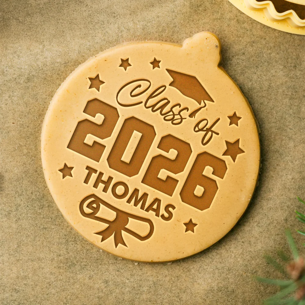 Custom Name Class of 2026 Cookie Stamp, Personalized Graduation Party Gift CH07 910808 - Image 5
