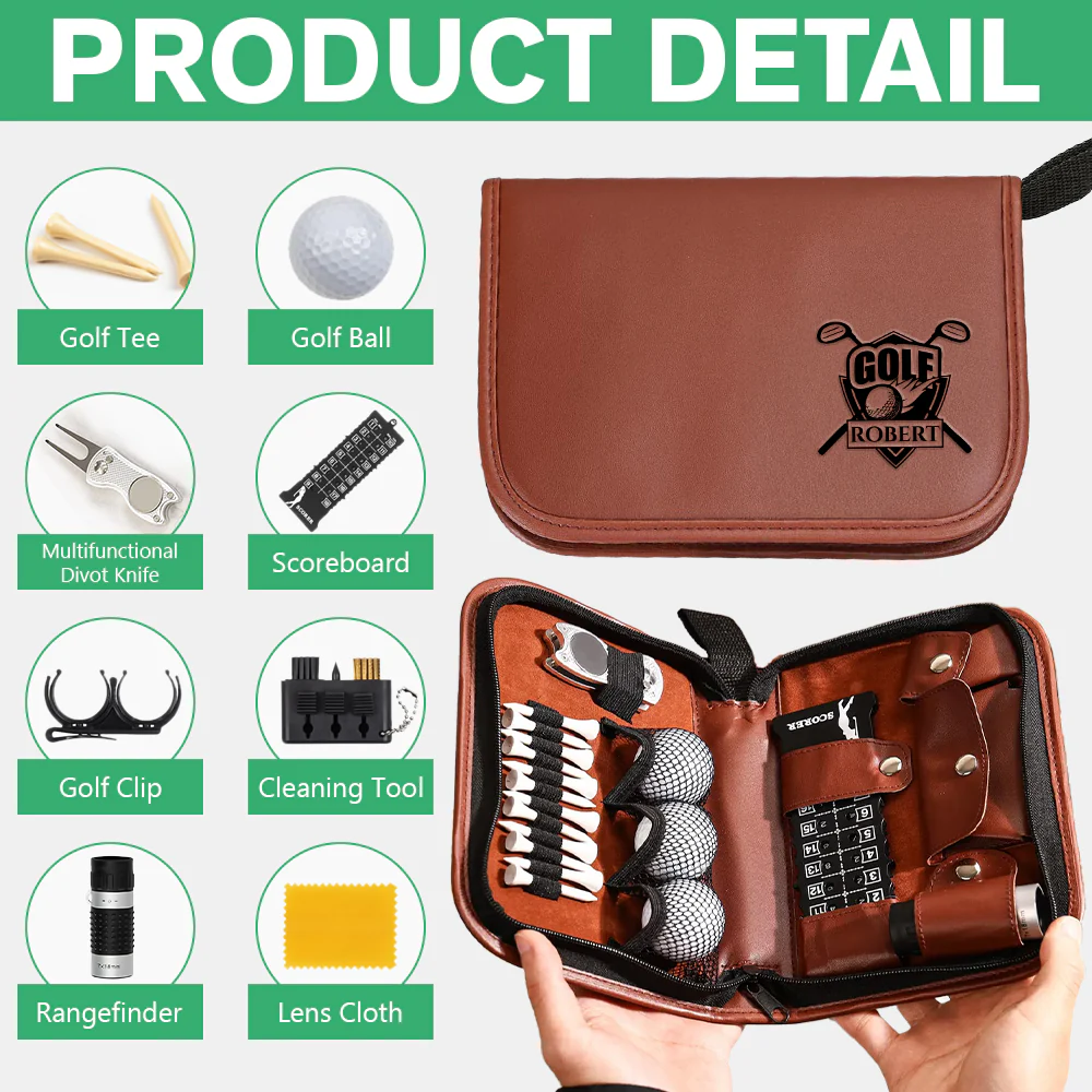 Custom Name Personalized Golf Gift Set Engraved Accessories for Golfer, Golf Ball Marker HA75 898656 - Image 7