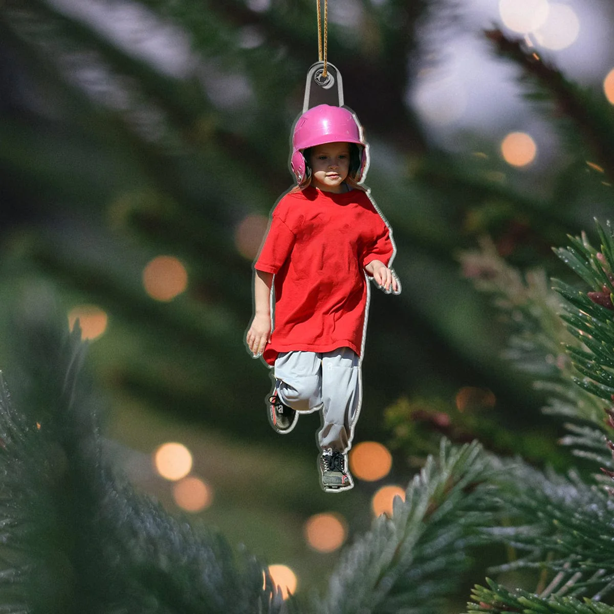Custom Photo Baseball Lovers Acrylic Ornament TA29 889744 - Image 2