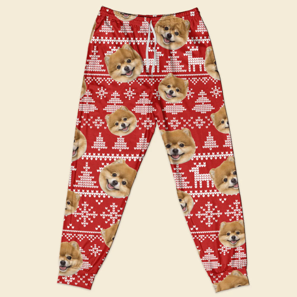 Custom Photo Christmas Dog Sleepwear TA29 889858 - Image 7