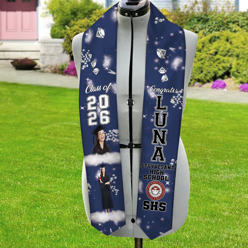 Custom Photo Class of 2026 Stoles Congrats Grad Sash Gift CH07 910256 - Image 5