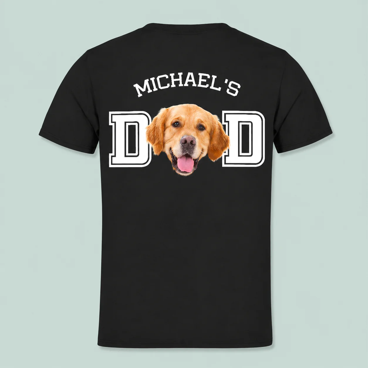 Custom Photo Dog Dad Back Shirt Gift For Dog Dad Mom CH07 911510 - Image 3