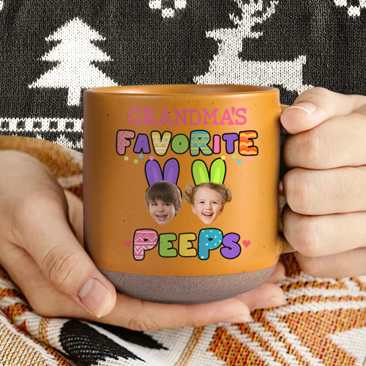 Custom Photo Favorite Peep For Easter Day Pottery Mug HO82 901184 - Image 5
