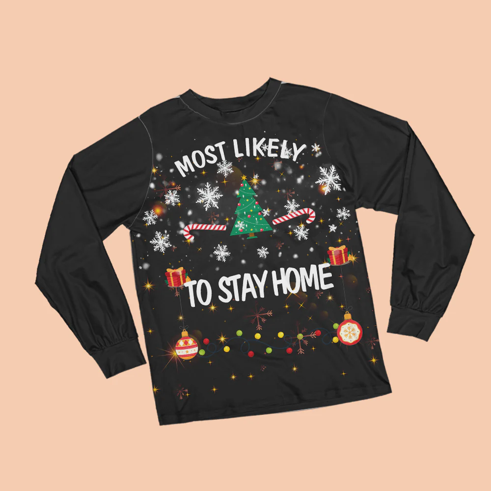 Custom Photo For Family Most Likely Christmas Sleepwear TH10 891513 - Image 3