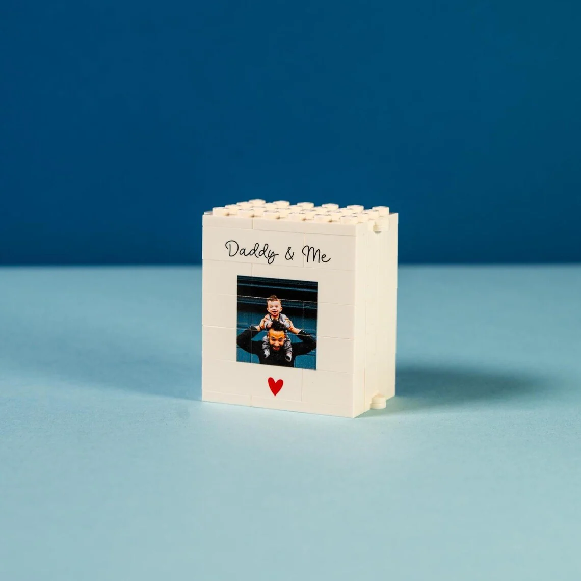 Custom Photo Happy Father's Day Fold-Out Brick Photo Frame Gift For Family TH10 169999 - Image 3