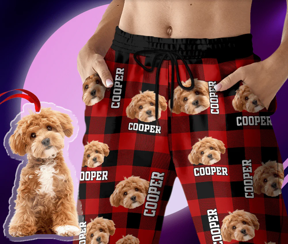 Custom Photo Name Dog Cat Men And Women's Sweatpants K228 HA75 888775 - Image 11