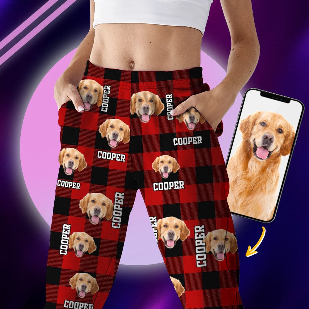 Custom Photo Name Dog Cat Men And Women's Sweatpants K228 HA75 888775 - Image 14