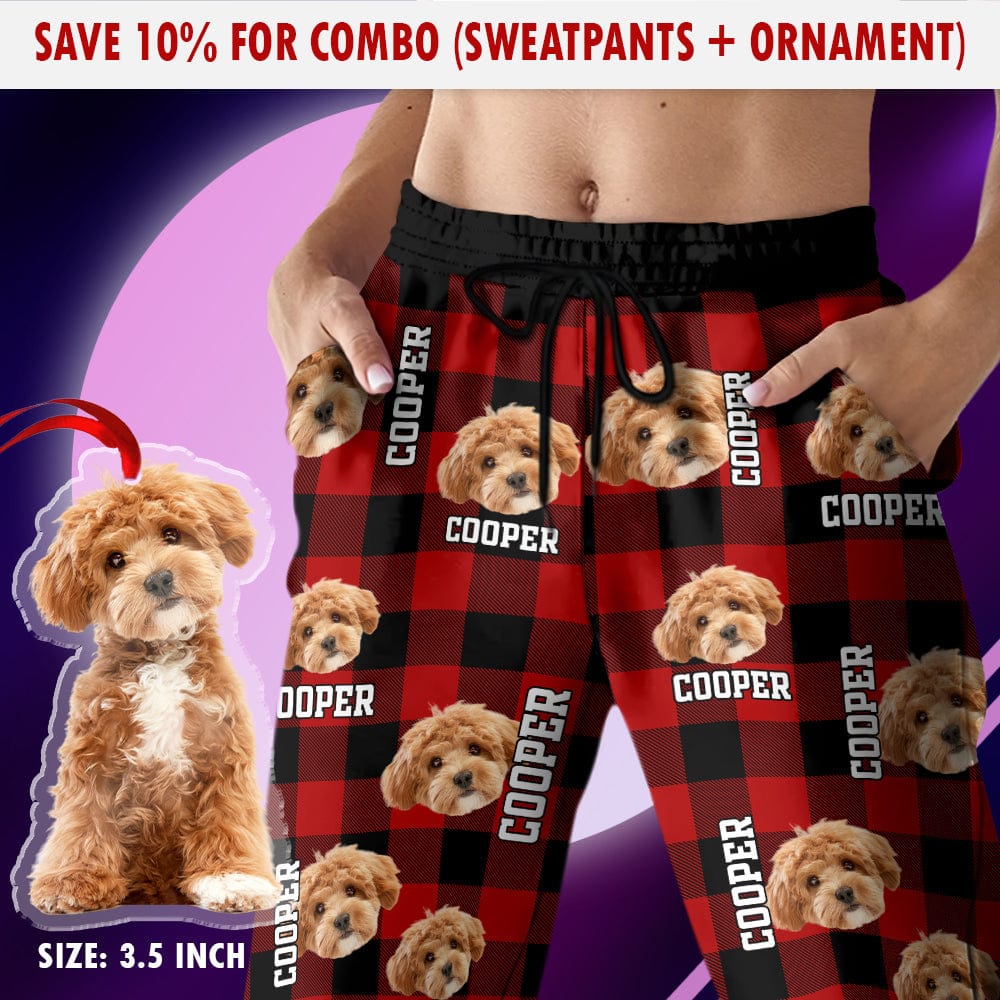 Custom Photo Name Dog Cat Men And Women's Sweatpants K228 HA75 888775 - Image 3